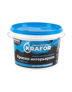 Краска интерьерная база A 3 кг Krafor