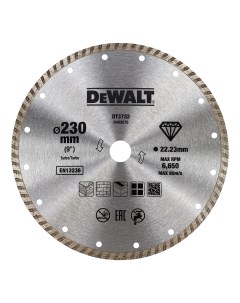 Диск отрезной алмазный универсальный DT3732 QZ Dewalt