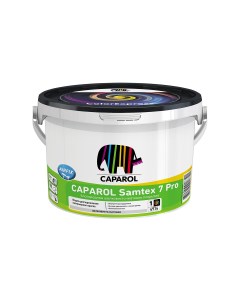 Краска интерьерная Samtex 7 Pro акриловая база 1 белая 2 5 Caparol