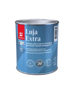 Краска для стен и потолков Luja Extra полуматовая база С бесцветная 0 9 л Tikkurila