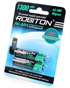 Аккумуляторная батарея 1300MHAA 2 154 903 2 шт Robiton