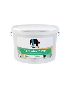Краска интерьерная TopLatex 2 Pro база 1 белая 10 л Caparol