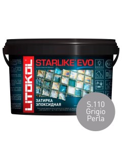 Затирка STARLIKE EVO S 110 GRIGIO PERLA 1 кг Litokol