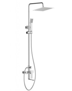 Душевая стойка со смесителем для ванны верхним и ручным душем ROMANO ROM VSCM CR Belbagno