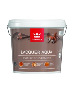 Лак Lacquer aqua 700001140 бесцветный 2 7л Tikkurila
