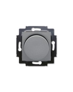 Светорегулятор диммер LEVIT 60 600Вт R сталь дымчатый чёрный 2CHH942247A6069 Abb