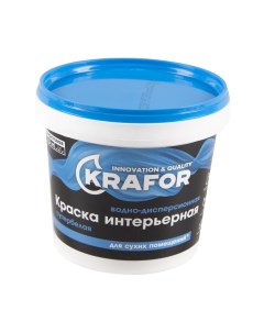 Краска интерьерная база A 1 5 кг Krafor