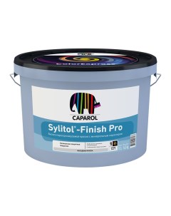 Краска фасадная Sylitol Finish Pro база 1 белая 10 л Caparol