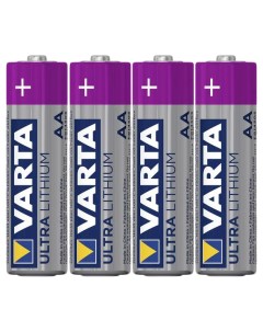 Батарейка AA литиевая Professional Lithium FR 6 4BL 6106 1 5V в блистере 4шт Varta