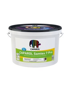 Краска интерьерная Samtex 7 Pro акриловая база 1 белая 1 25 Caparol