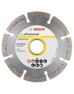 Диск отрезной алмазный ECO Universal универсальный 2608615027 Bosch