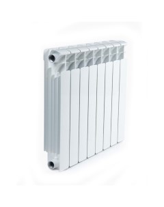 Биметаллический радиатор Base 500 8 секций белый RB50008 Rifar