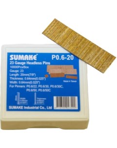 Шпилька Sumake P0 6 20 20 мм 10000 шт Pegas pneumatic