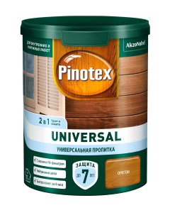 Пропитка универсальная для дерева Universal 2 в 1 орегон 900 мл Pinotex