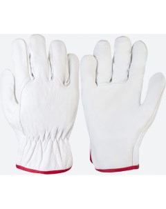 Защитные сварочные перчатки краги из кожи буйвола белые JLE421 8 М Jeta safety