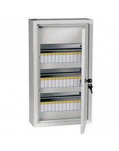 Распределительный шкаф ЩРН 12 мод IP31 навесной сталь белая дверь с клеммами код Iek