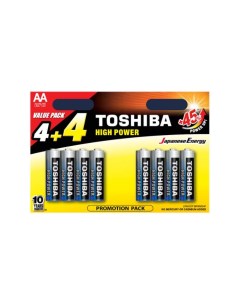 Батарейки Alkaline AA LR6GCP BP 8 8 шт Toshiba