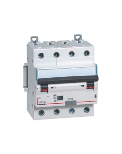 Дифференциальный автоматический выключатель АВДТ DX3 4 полюса 25А Тип AC х ка C 30мА Legrand
