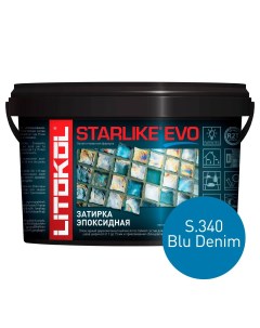 Затирка STARLIKE EVO S 340 BLU DENIM 1 кг Litokol