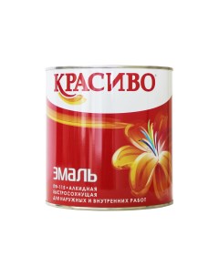 Эмаль ПФ 115 Шоколадная бан 2 7 кг 4690417028771 Krasivo