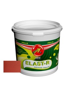 Резиновая краска Поли Р Elast R черепица RAL 3016 1 кг Поли-р