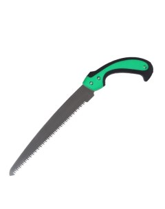 Ножовка садовая 420 мм пластиковая ручка зелёная Sima-land