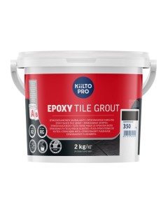 Затирка Epoxy Tile grout 350 graphite black черный графит Kiilto