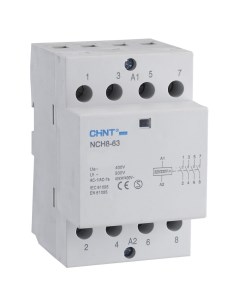 Модульный контактор CHINT NCH8 20 40 20A 4НО AC 220 230В 50Гц 256085 Nobrand