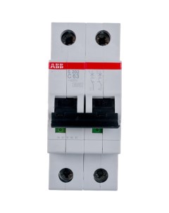 Автоматический модульный выключатель 2п C S202 6кА 63А 2CDS252001R0634 Abb