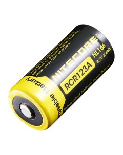 Аккумуляторная батарея NL166 RCR123 16340 1 шт Nitecore