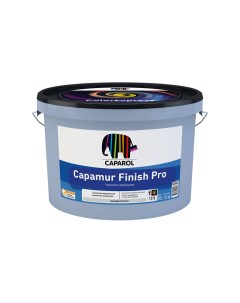Краска фасадная Capamur Finish Pro база 3 бесцветная 9 4 л Caparol