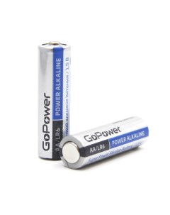 Батарейка AA щелочная LR6 4SH Power Alkaline в упаковке 4шт 00 00017748 Gopower