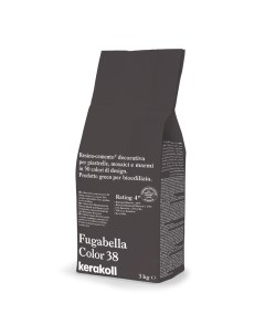 Затирка Fugabella Color полимерцементная 38 3 кг мешок Kerakoll