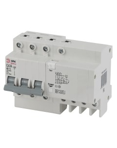 Автоматический выключатель дифференциального тока SIMPLE 3P N 40А 30мА тип АС Б0039297 Era