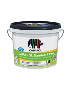Краска интерьерная Samtex 7 Pro акриловая база 3 бесцветная 2 35 Caparol