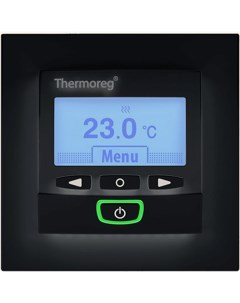 Терморегулятор для теплого пола reg TI 950 Design черный Thermo
