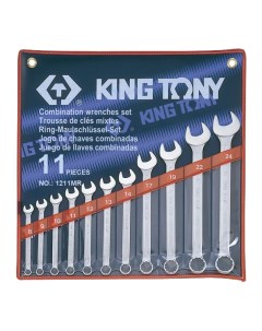 Набор комбинированных ключей 8 24 мм 11 предметов 1211MR King tony