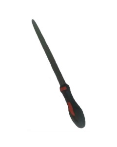 Треугольный зауженный напильник с ручкой PVC 250 мм насечка 1 грубая 3751250 Baum