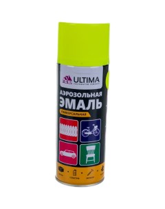 Аэрозольная флуоресцентная краска желтая 520 мл ULT100 Ultima