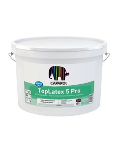 Краска интерьерная TopLatex 5 Pro база 3 бесцветная 9 4 л Caparol