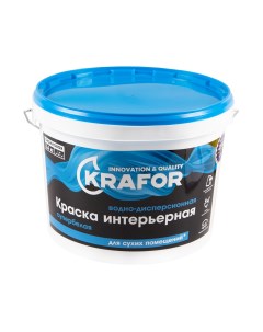 Краска интерьерная база A 14 кг Krafor