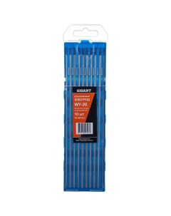 Электроды вольфрамовые WY 20 175 диам 3 0 мм темно синий DC упаковка 10 шт TE WY 3 Gigant