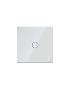Умный сенсорный выключатель Powerlite WS1 1 кнопка белый без нуля Sibling