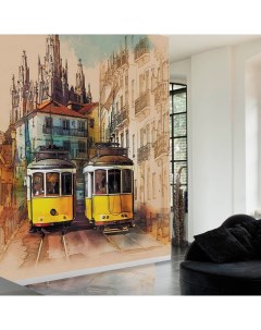 Обои Жёлтый трамвайчик M 252 200х270 см Milan