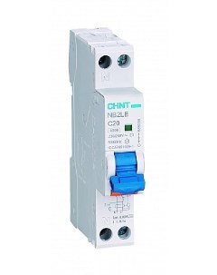Выключатель автоматический дифференциального тока 1п N C 16А 30мА 1мод электрон тип AC 6 Chint