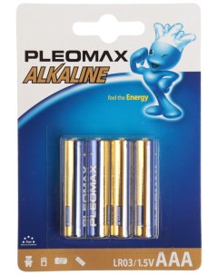 Батарейка Pleomax LR03 4BL 4 шт Samsung