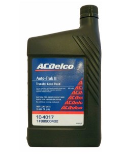 Масло трансмиссионное синтетическое 946мл Auto Trak II Transfer Case Fluid для раздаточ Acdelco