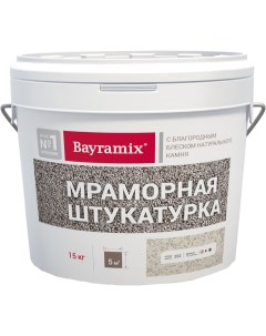 Штукатурка Royal White N мраморная 15 кг Bayramix