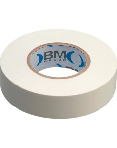 Изолента ПВХ 19 мм x 25 м цвет белый BM ESB1925BI Bm group