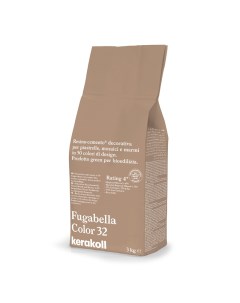 Затирка Fugabella Color полимерцементная 32 3 кг мешок Kerakoll